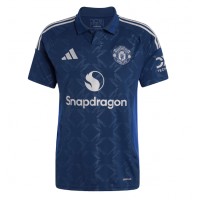 Camisa de Futebol Manchester United Alejandro Garnacho #17 Equipamento Secundário 2024-25 Manga Curta